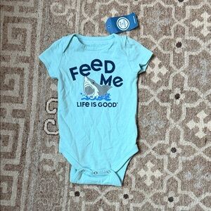 Life Is Good Aqua Shark Bodysuit